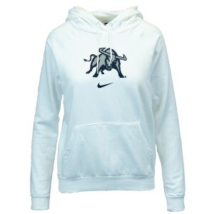 womens nike aggie bull hoodie white